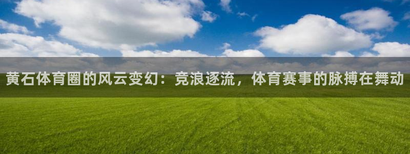 猎豹体育直播：黄石体育圈的风云变幻：竞浪逐流，体育赛事的脉搏在舞动